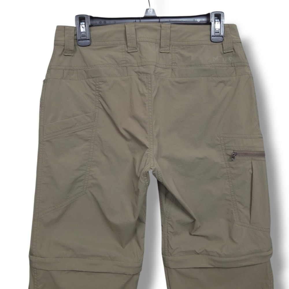 Marmot Transcend Convertible Pant Mens 28 x 32 Green Cargo Stretch Dobby DWR UPF - Picture 7 of 12